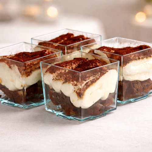 Copa mini de tiramisú